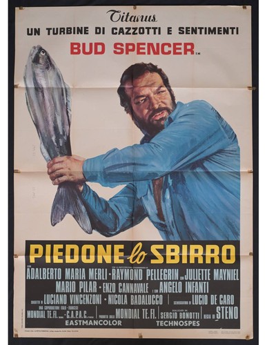 Manifesto piedone sbirro - piedone,
