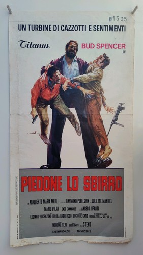 Locandina piedone sbirro - locandina,